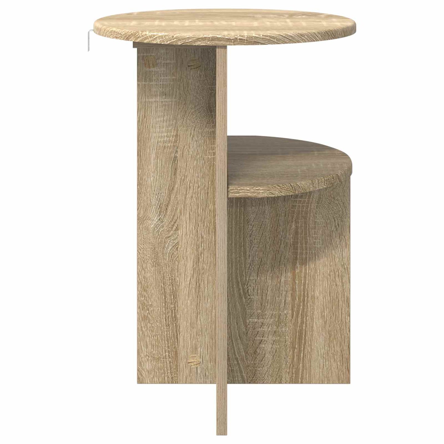 Side Table Sonoma Oak Ø 39.5 x 55 cm Engineered Wood