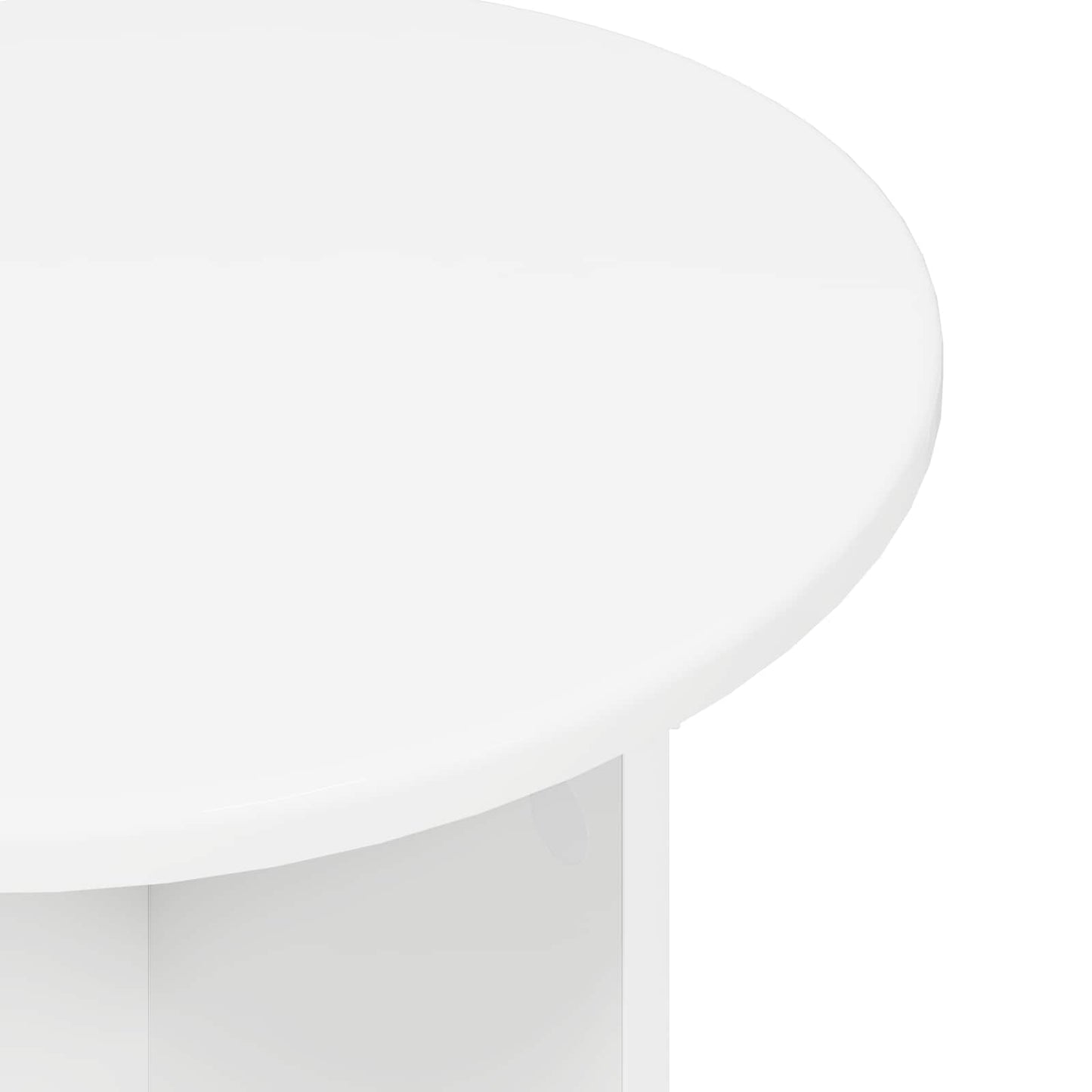 Side Table Set with Storage 2 pcs White Engineered Wood