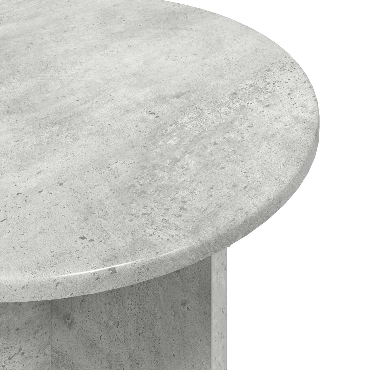 Side Table Set with Storage 2 pcs Concrete Grey Engineered Wood