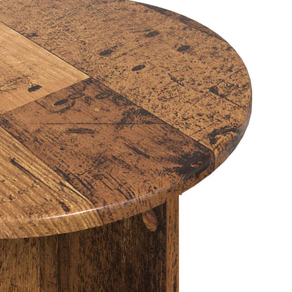 Side Table Set with Storage 2 pcs Old Wood Engineered Wood