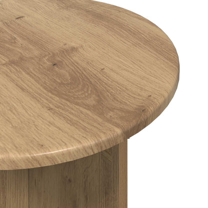 Side Table Set with Storage 2 pcs Artisan Oak Engineered Wood