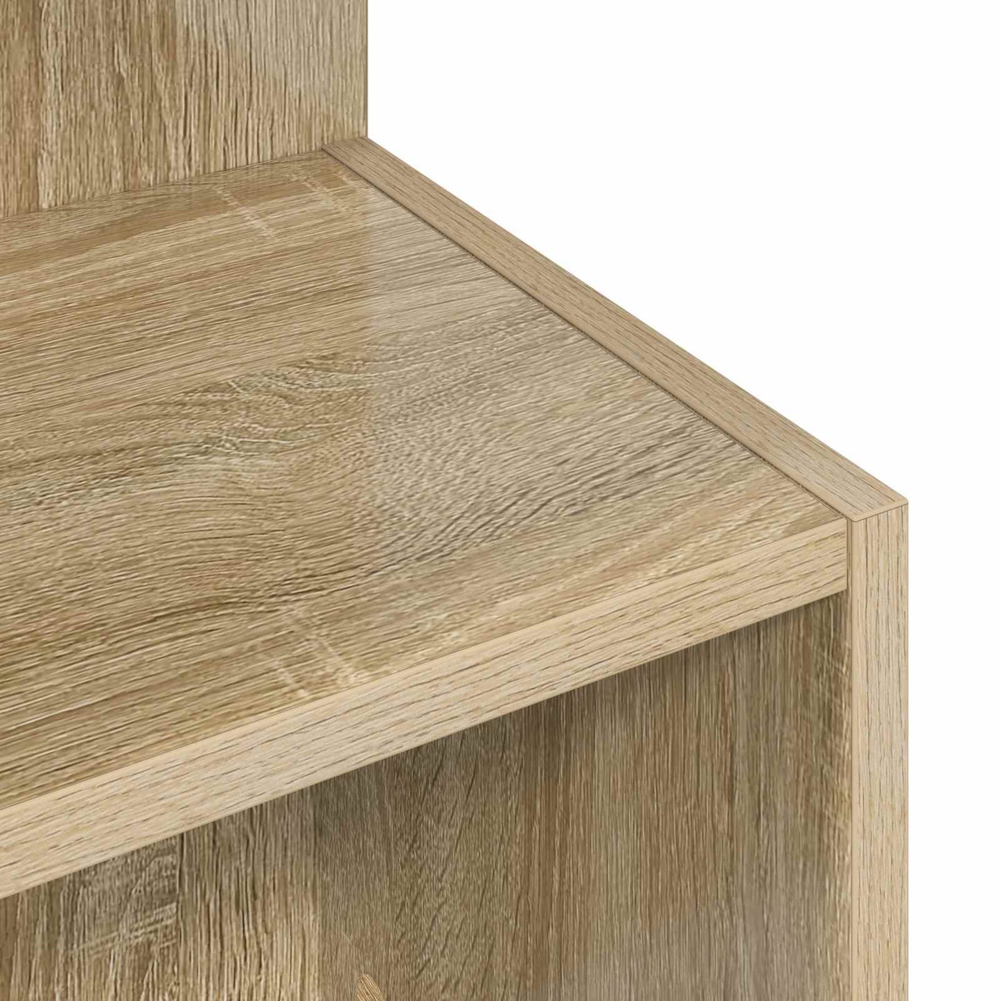 Side Table Sonoma Oak Ø 39.5 x 55 cm Engineered Wood