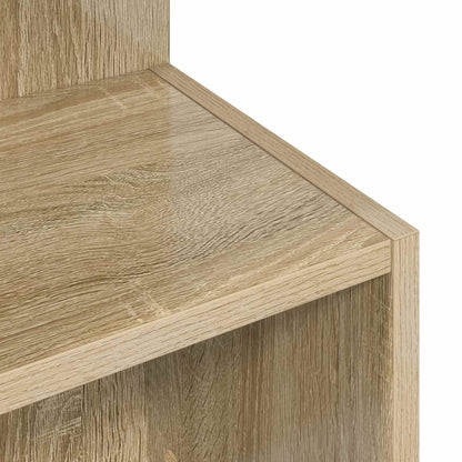 Side Table Sonoma Oak Ø 39.5 x 55 cm Engineered Wood