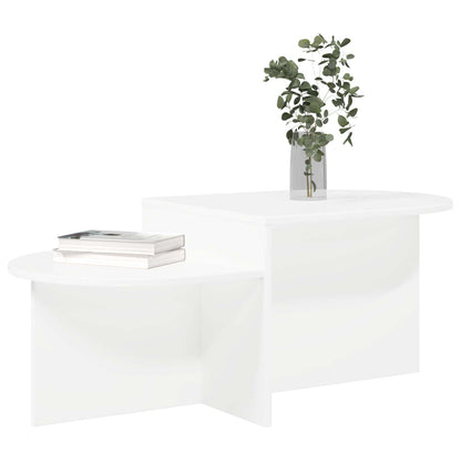 Coffee Table White 100 x 50 x 40 cm Engineered Wood