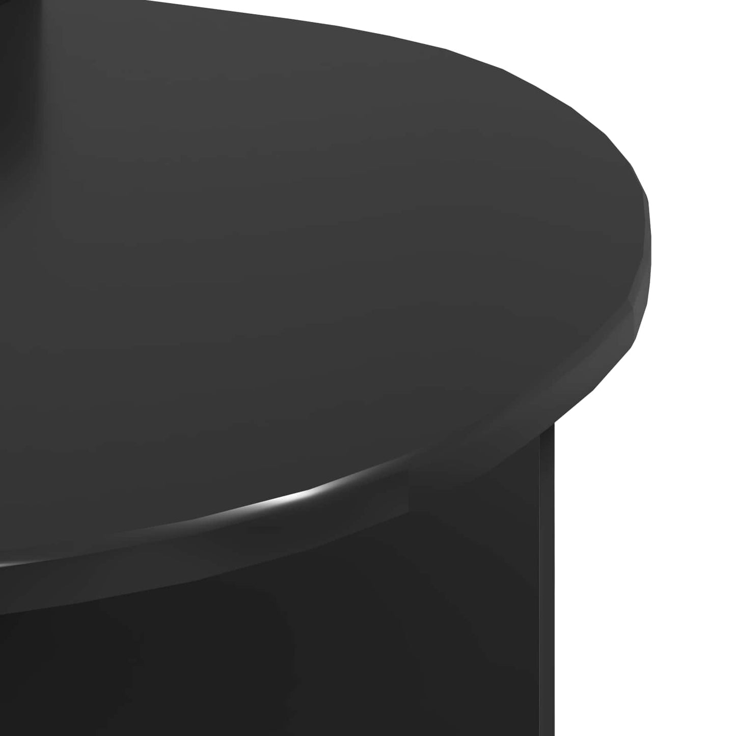 Coffee Table Black Oak 100 x 50 x 40 cm Engineered Wood