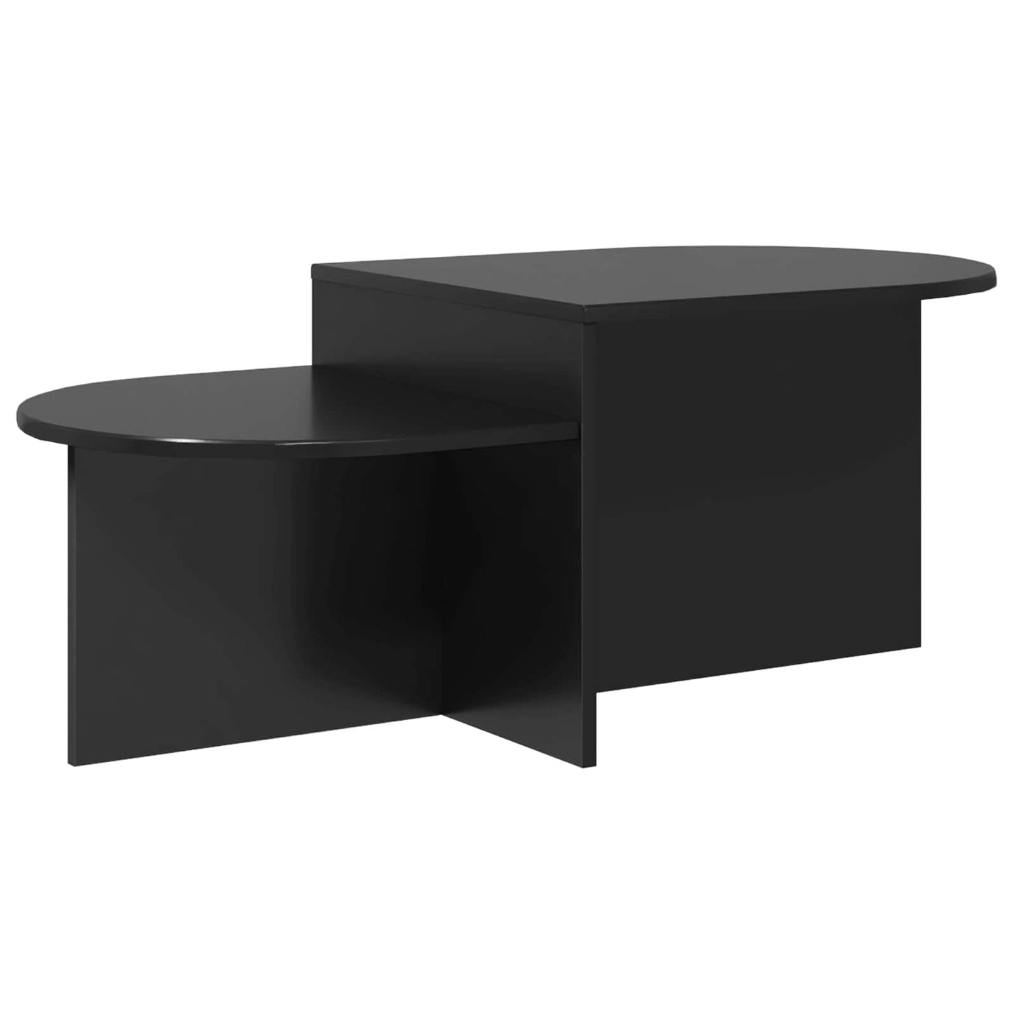 Coffee Table Black Oak 100 x 50 x 40 cm Engineered Wood