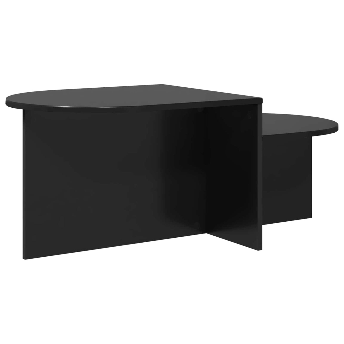 Coffee Table Black Oak 100 x 50 x 40 cm Engineered Wood