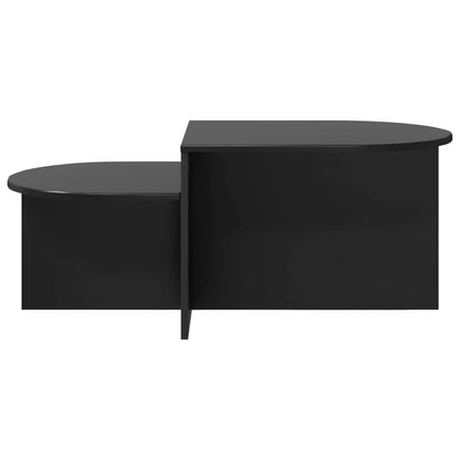 Coffee Table Black Oak 100 x 50 x 40 cm Engineered Wood