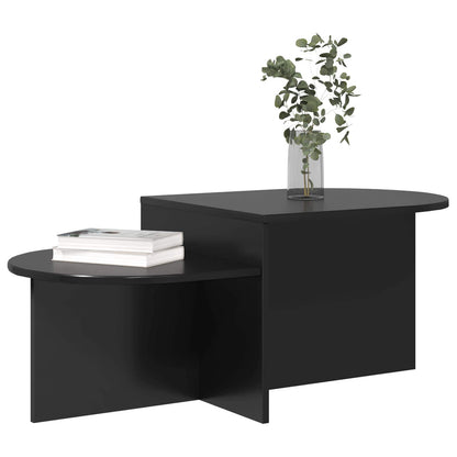 Coffee Table Black Oak 100 x 50 x 40 cm Engineered Wood