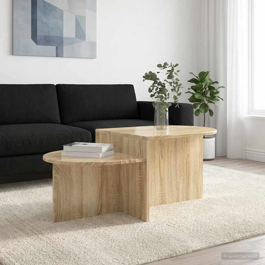 Coffee Table Sonoma Oak 100 x 50 x 40 cm Engineered Wood