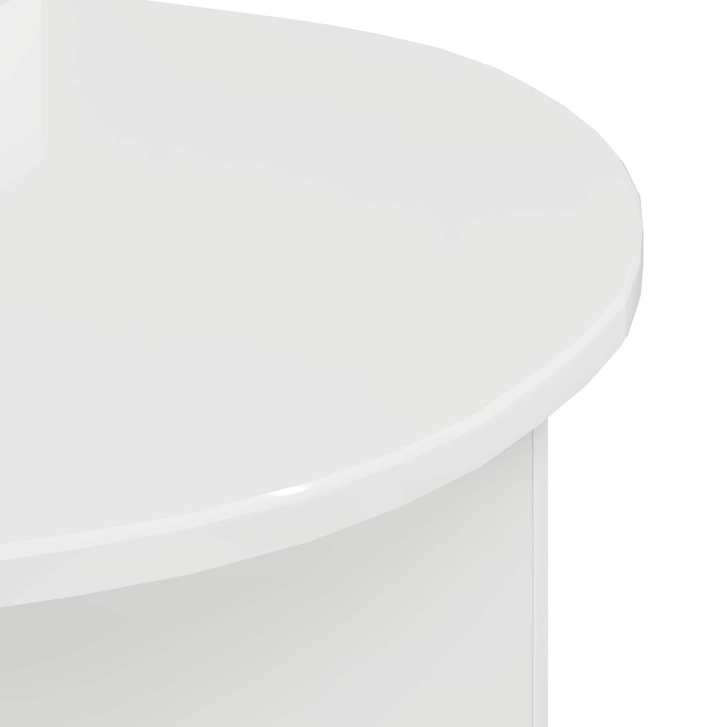 Coffee Table High Gloss White 100 x 50 x 40 cm Engineered Wood