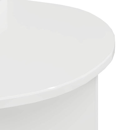 Coffee Table High Gloss White 100 x 50 x 40 cm Engineered Wood