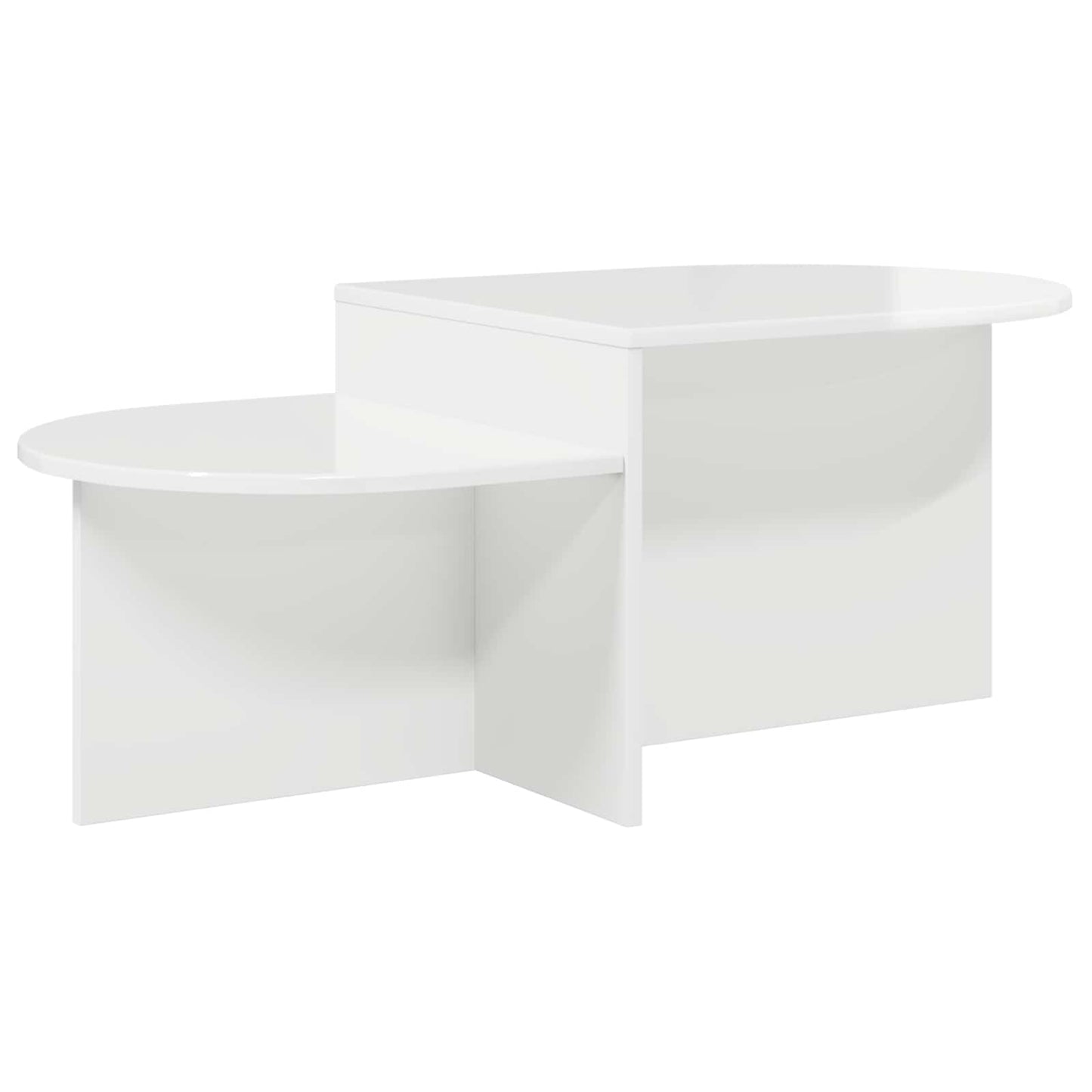 Coffee Table High Gloss White 100 x 50 x 40 cm Engineered Wood