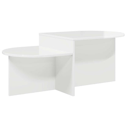Coffee Table High Gloss White 100 x 50 x 40 cm Engineered Wood