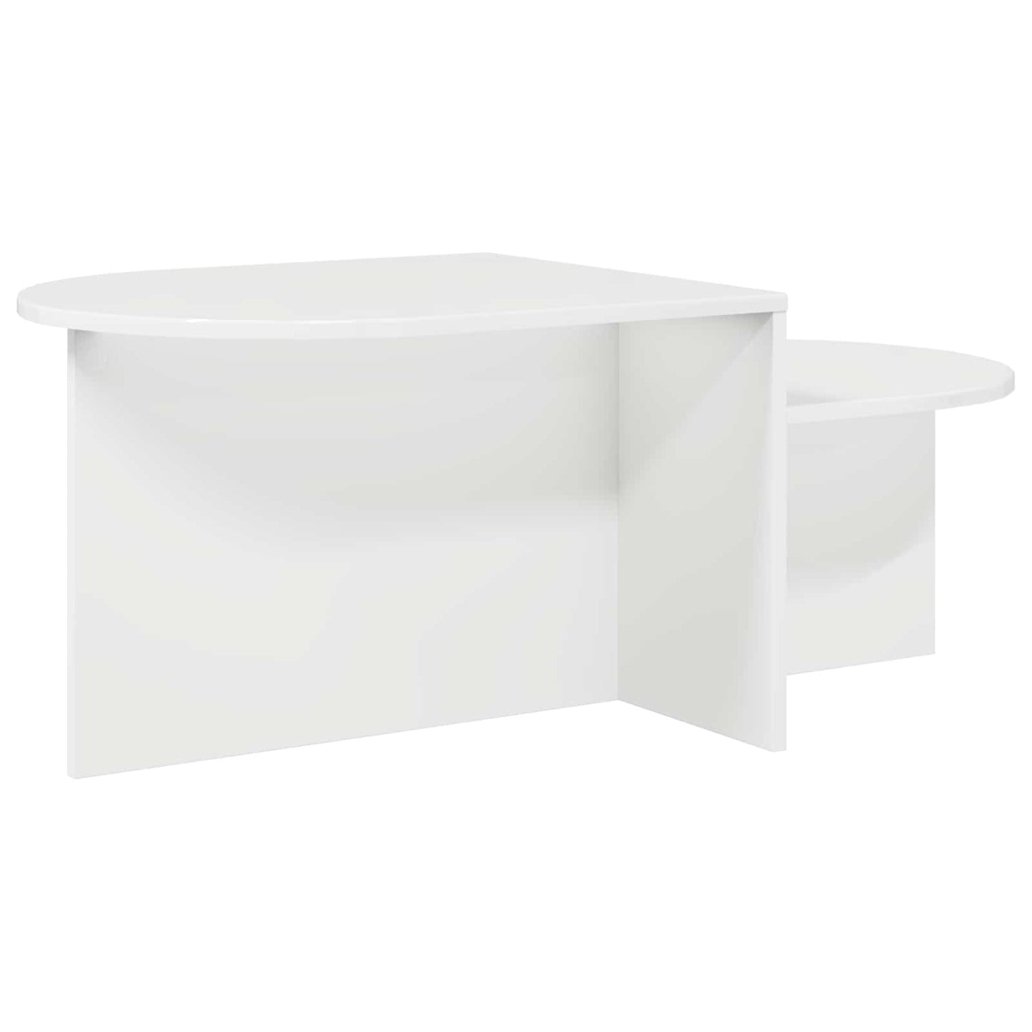 Coffee Table High Gloss White 100 x 50 x 40 cm Engineered Wood