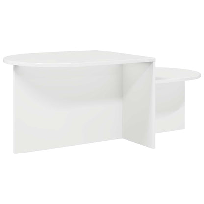 Coffee Table High Gloss White 100 x 50 x 40 cm Engineered Wood