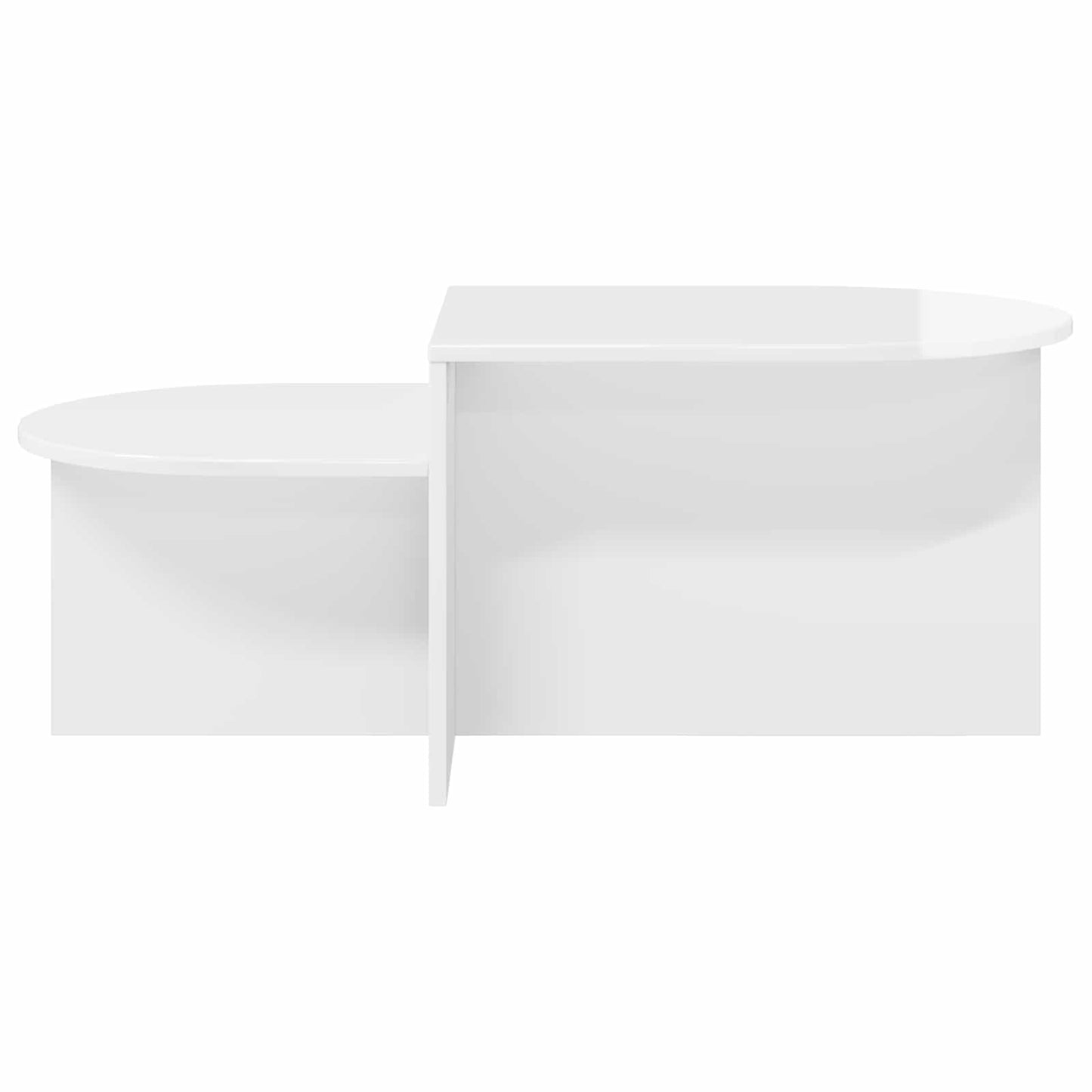 Coffee Table High Gloss White 100 x 50 x 40 cm Engineered Wood