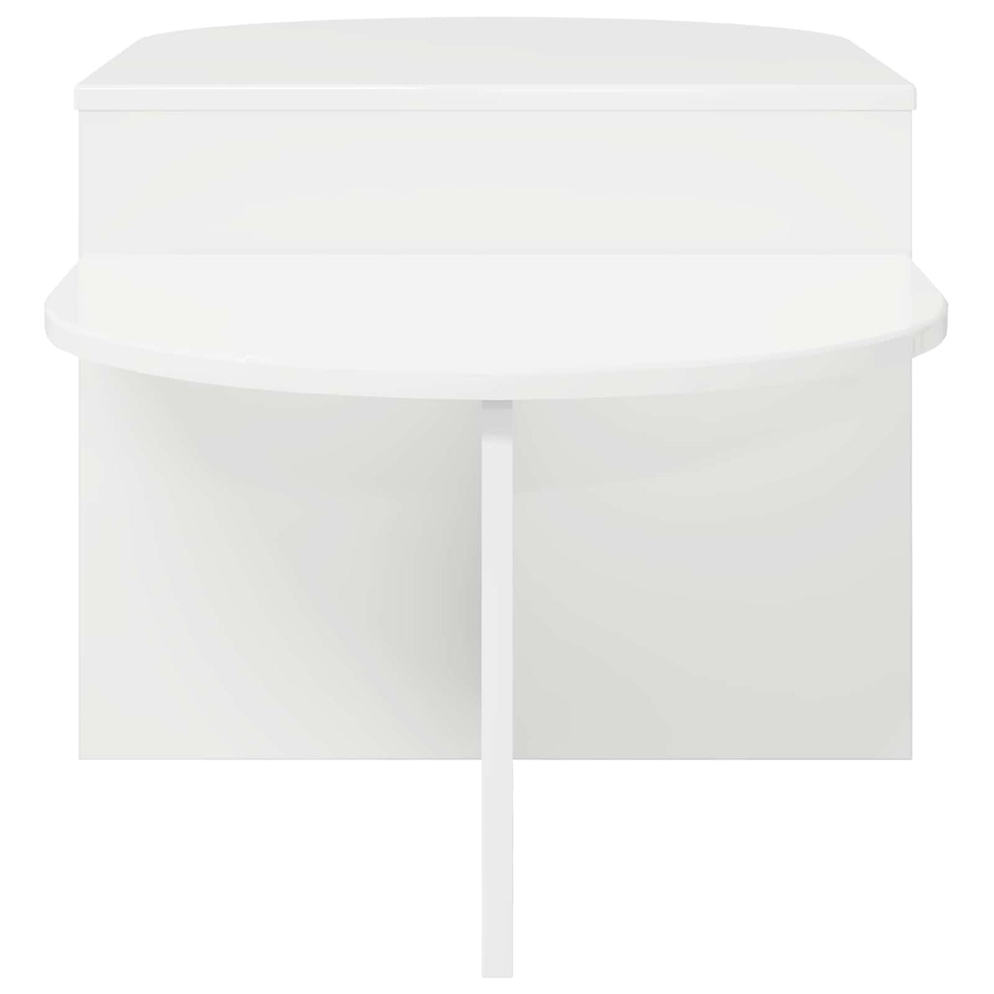 Coffee Table High Gloss White 100 x 50 x 40 cm Engineered Wood