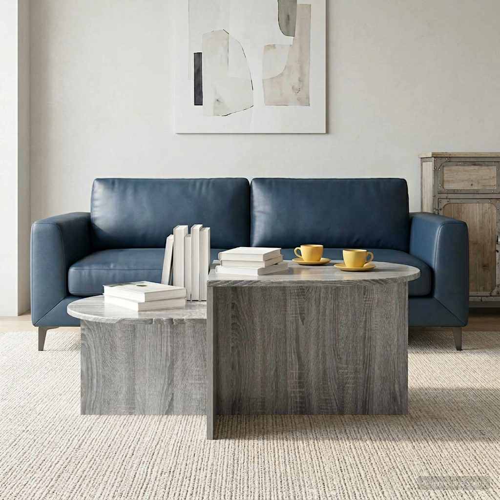 Coffee Table Grey Sonoma 100 x 50 x 40 cm Engineered Wood