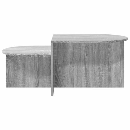 Coffee Table Grey Sonoma 100 x 50 x 40 cm Engineered Wood