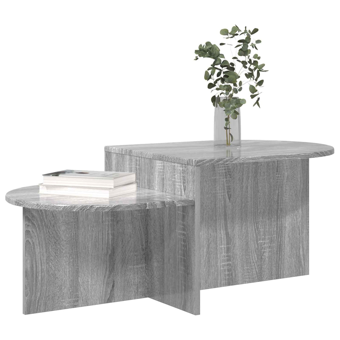 Coffee Table Grey Sonoma 100 x 50 x 40 cm Engineered Wood