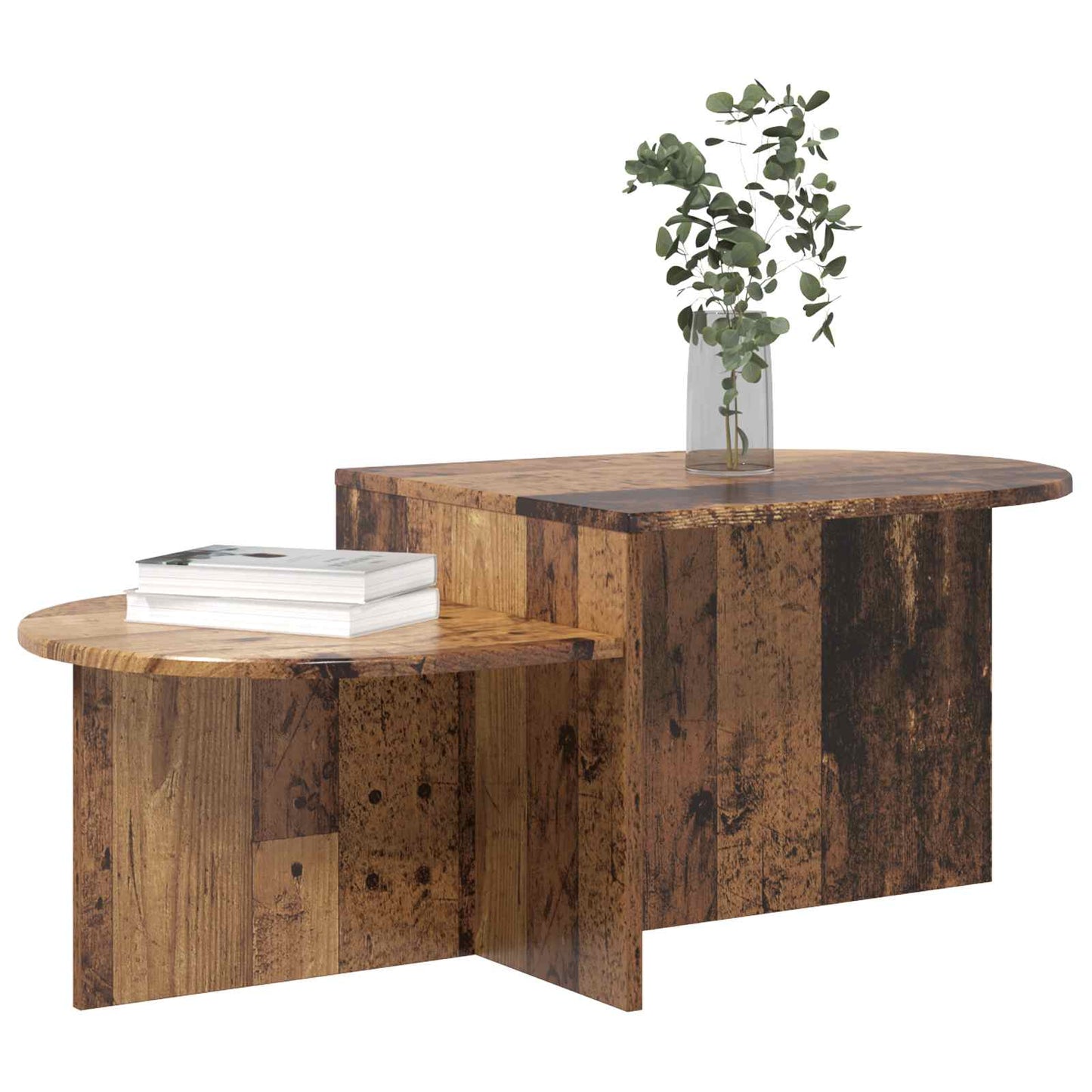 Coffee Table Old Wood 100 x 50 x 40 cm Engineered Wood