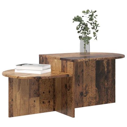 Coffee Table Old Wood 100 x 50 x 40 cm Engineered Wood