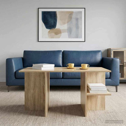 Coffee Table Sonoma Oak 87 x 50 x 45 cm Engineered Wood