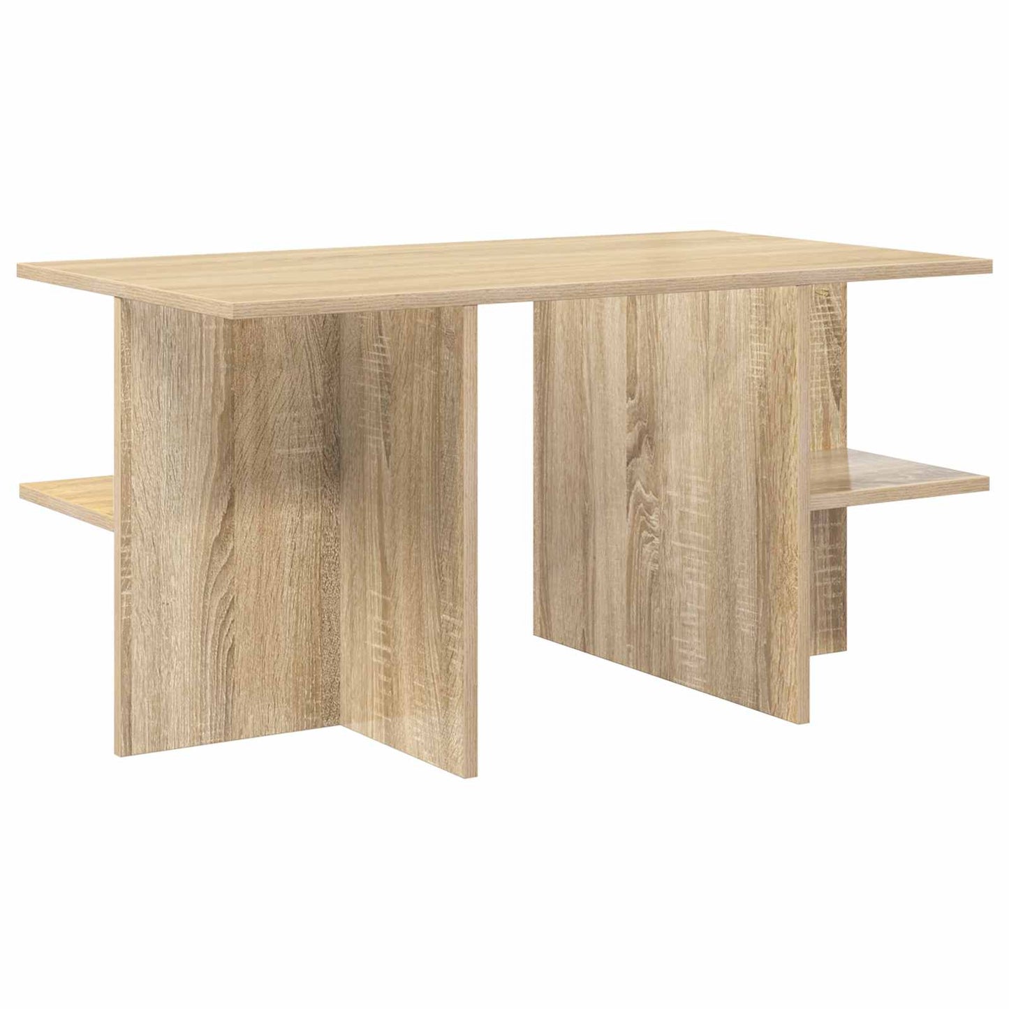 Coffee Table Sonoma Oak 87 x 50 x 45 cm Engineered Wood