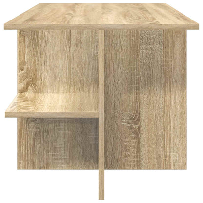 Coffee Table Sonoma Oak 87 x 50 x 45 cm Engineered Wood