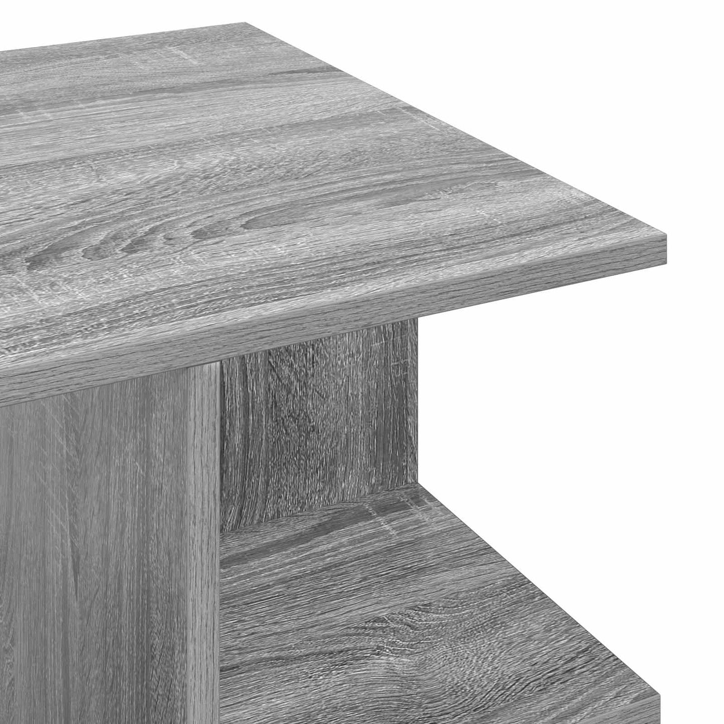 Coffee Table Grey Sonoma 87 x 50 x 45 cm Engineered Wood