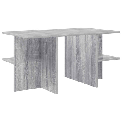 Coffee Table Grey Sonoma 87 x 50 x 45 cm Engineered Wood