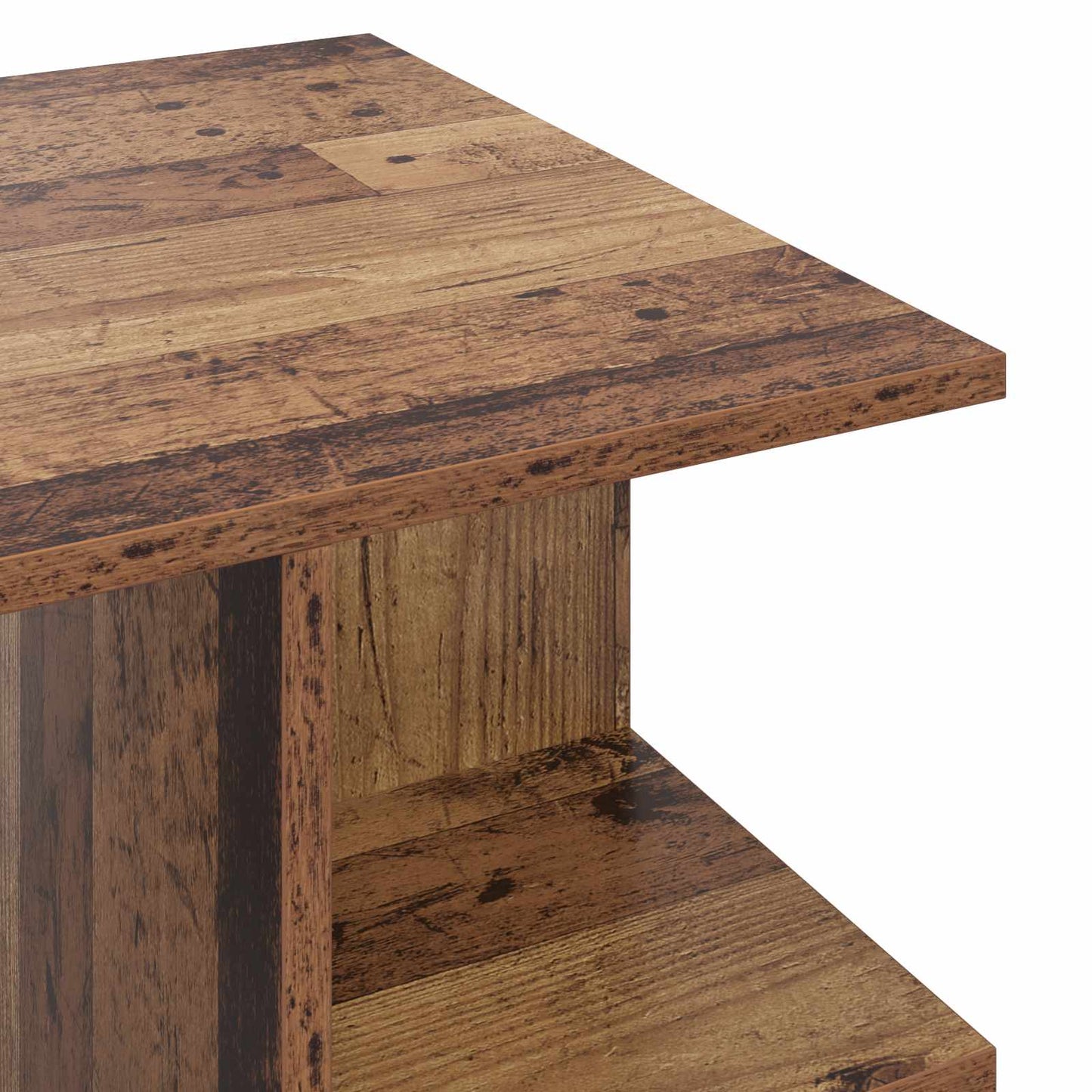 Coffee Table Old Wood 87 x 50 x 45 cm Engineered Wood