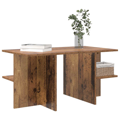 Coffee Table Old Wood 87 x 50 x 45 cm Engineered Wood