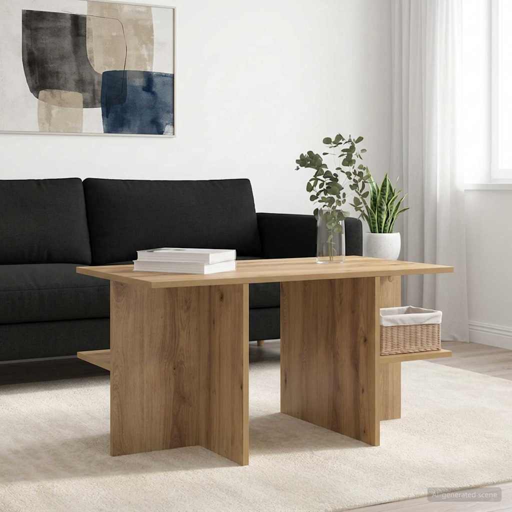 Coffee Table Artisan Oak 87 x 50 x 45 cm Engineered Wood