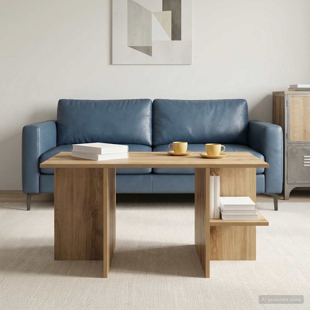 Coffee Table Artisan Oak 87 x 50 x 45 cm Engineered Wood