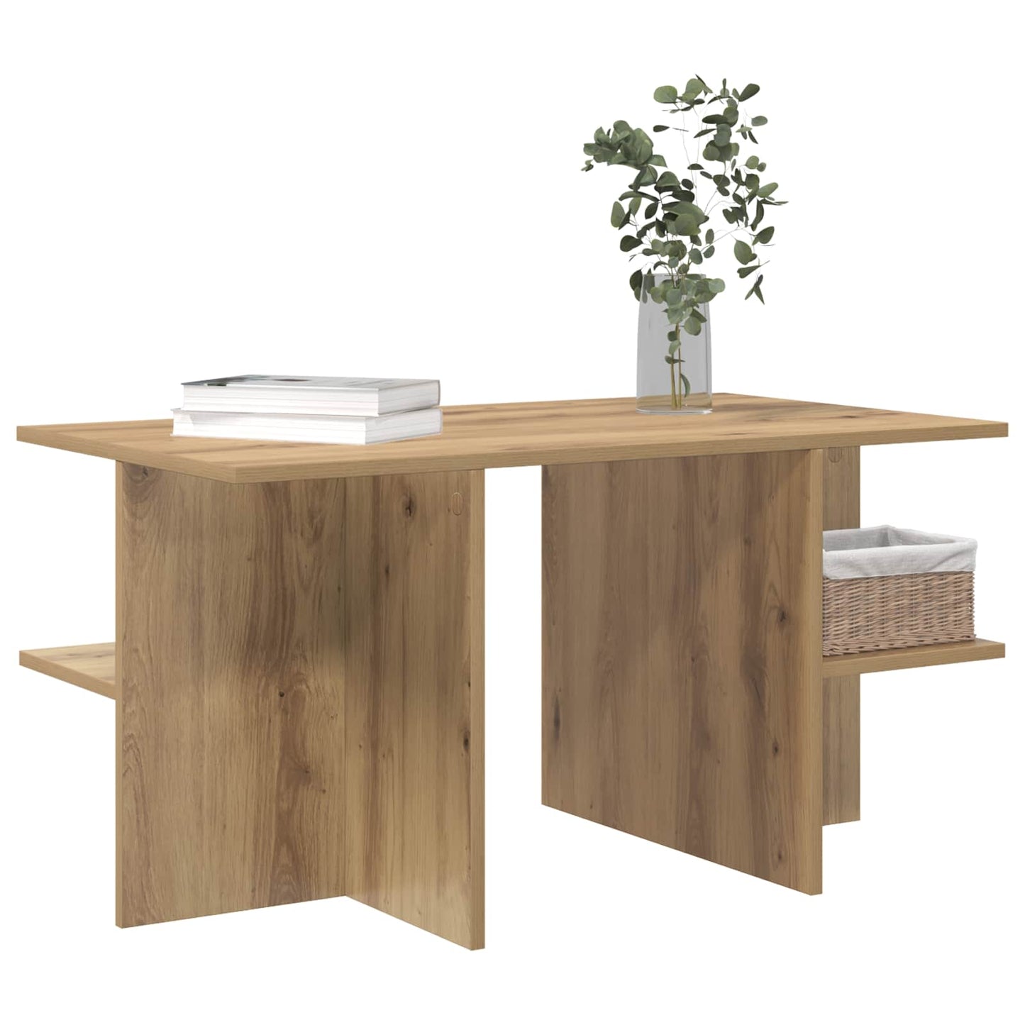 Coffee Table Artisan Oak 87 x 50 x 45 cm Engineered Wood