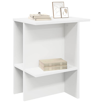 Coffee Table 2 pcs White 40 x 30 x 49 cm Engineered Wood