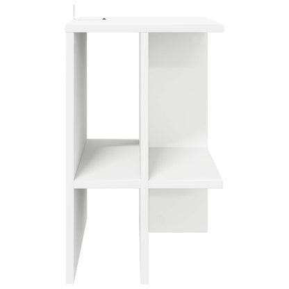 Coffee Table 2 pcs White 40 x 30 x 49 cm Engineered Wood