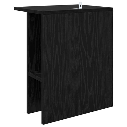 Coffee Table Black Oak 40 x 30 x 49 cm Engineered Wood