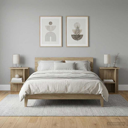 Coffee Table 2 pcs Sonoma Oak 40 x 30 x 49 cm Engineered Wood