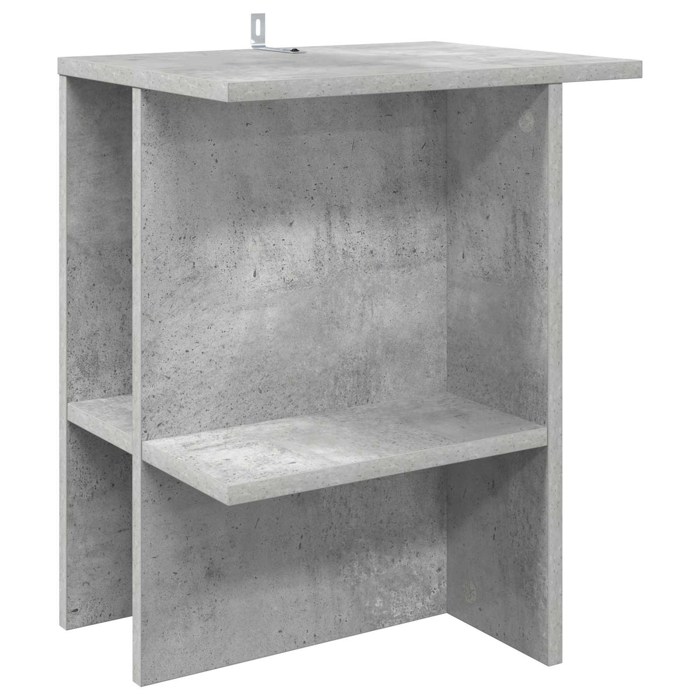 Coffee Table Concrete Grey 40 x 30 x 49 cm Engineered Wood