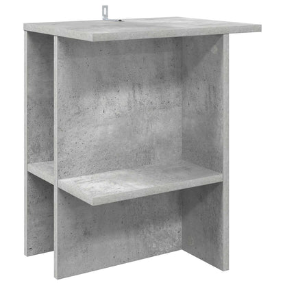 Coffee Table Concrete Grey 40 x 30 x 49 cm Engineered Wood