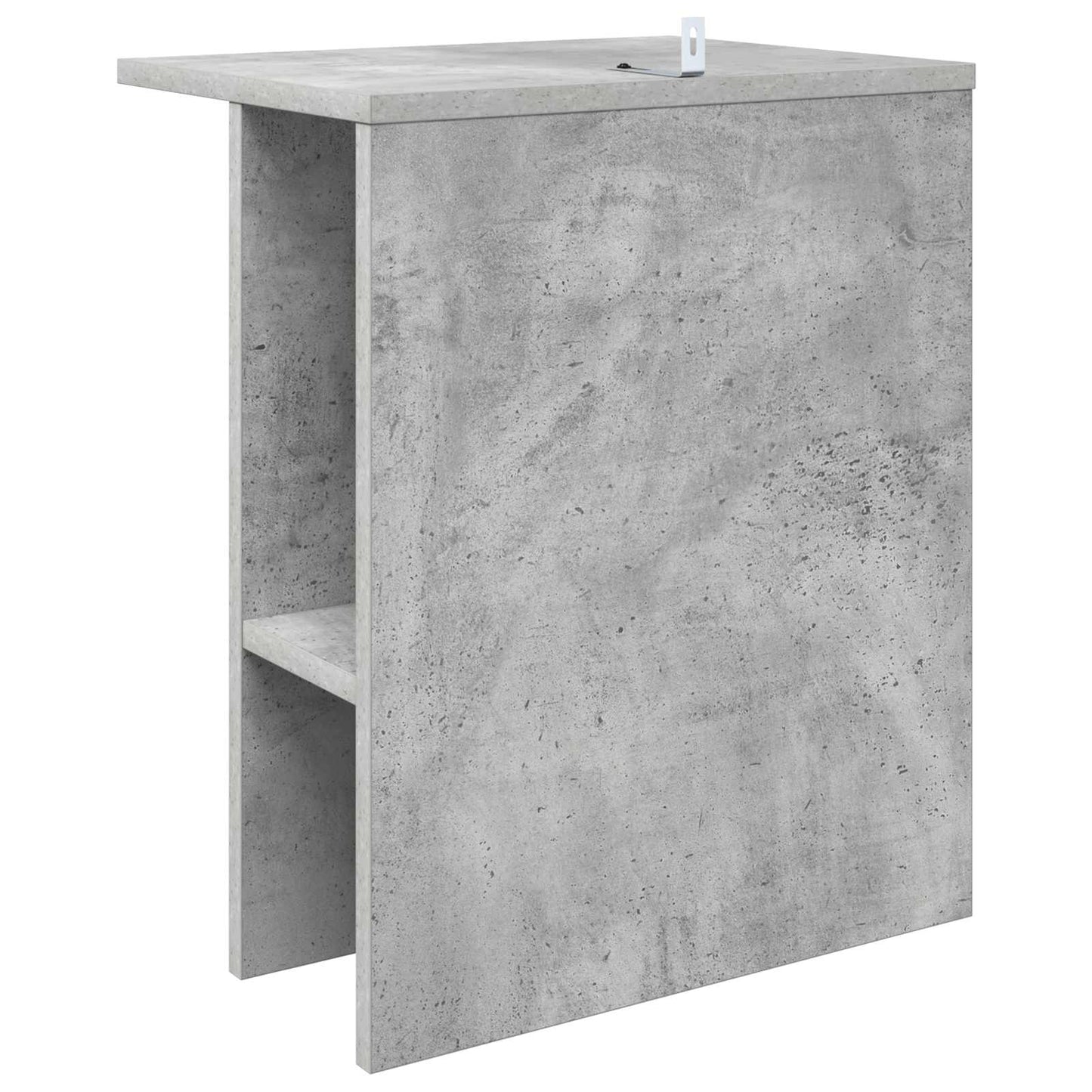 Coffee Table Concrete Grey 40 x 30 x 49 cm Engineered Wood