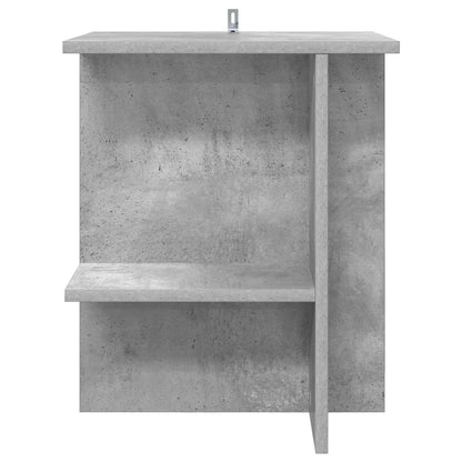 Coffee Table Concrete Grey 40 x 30 x 49 cm Engineered Wood