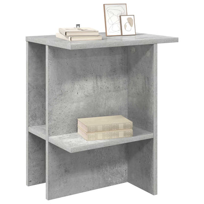Coffee Table Concrete Grey 40 x 30 x 49 cm Engineered Wood