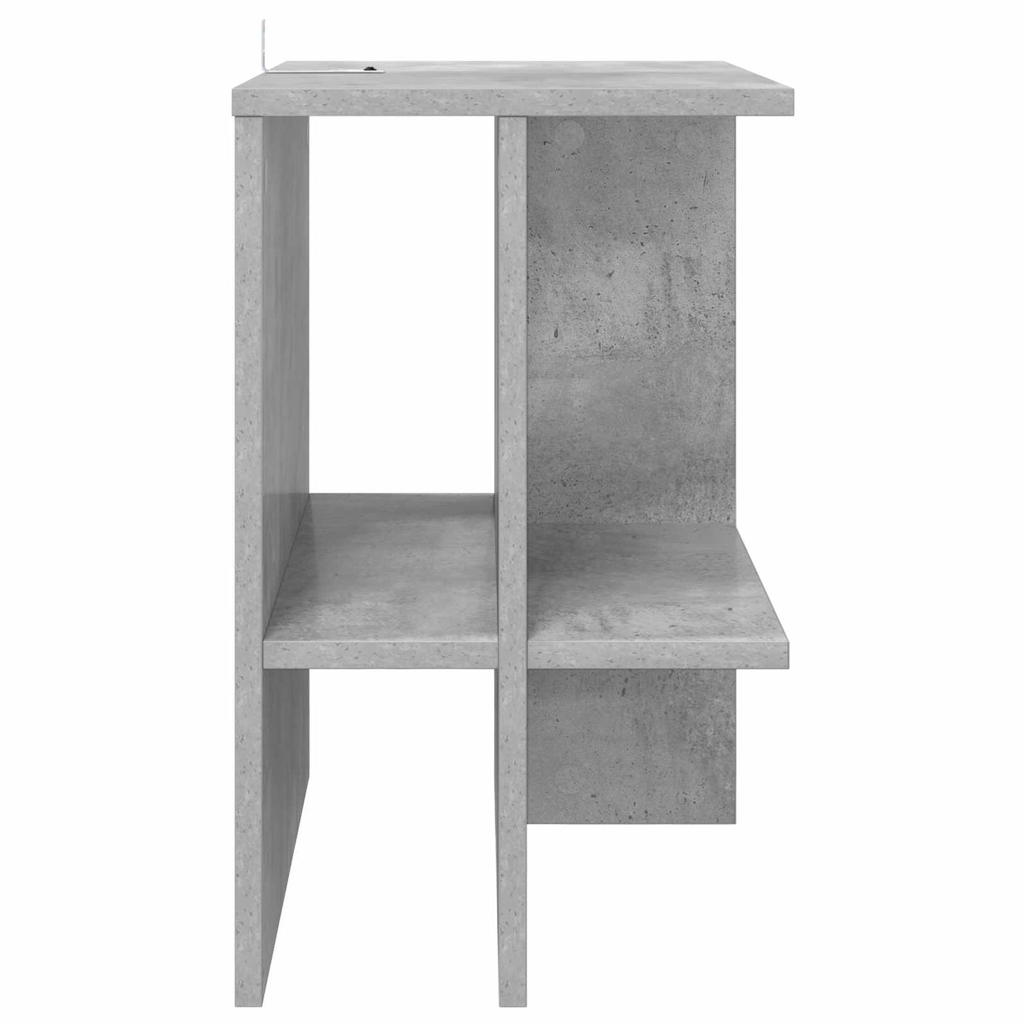 Coffee Table Concrete Grey 40 x 30 x 49 cm Engineered Wood