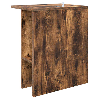 Coffee Table Smoked Oak 40 x 30 x 49 cm Engineered Wood