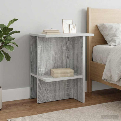 Coffee Table 2 pcs Grey Sonoma 40 x 30 x 49 cm Engineered Wood