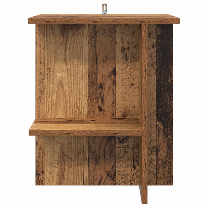 Coffee Table Old Wood 40 x 30 x 49 cm Engineered Wood